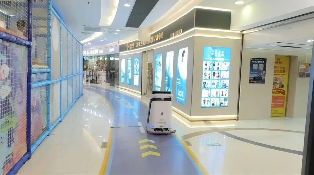 “商场清洁机器人”